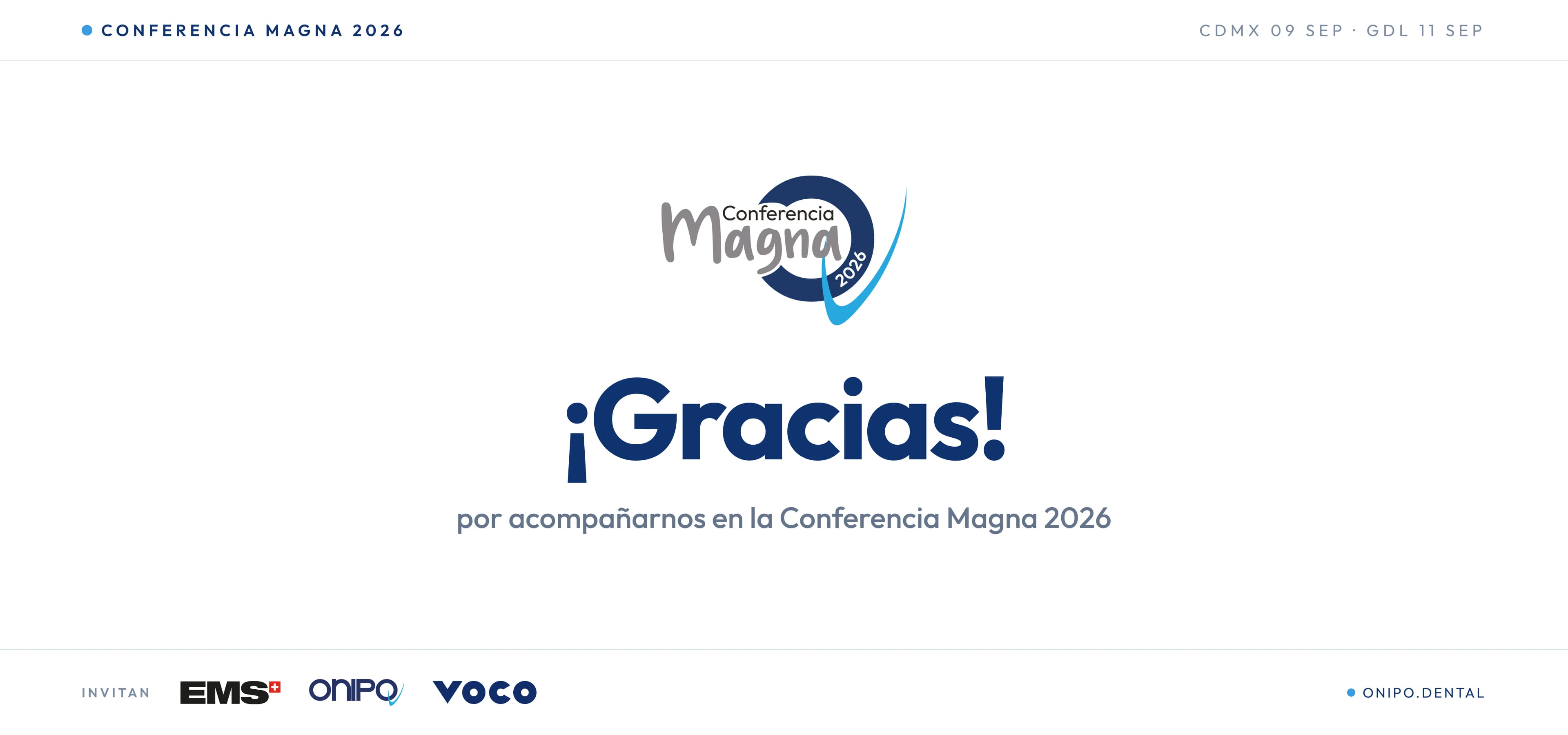 ¡Gracias por acompañarnos en la Conferencia Magna 2026!