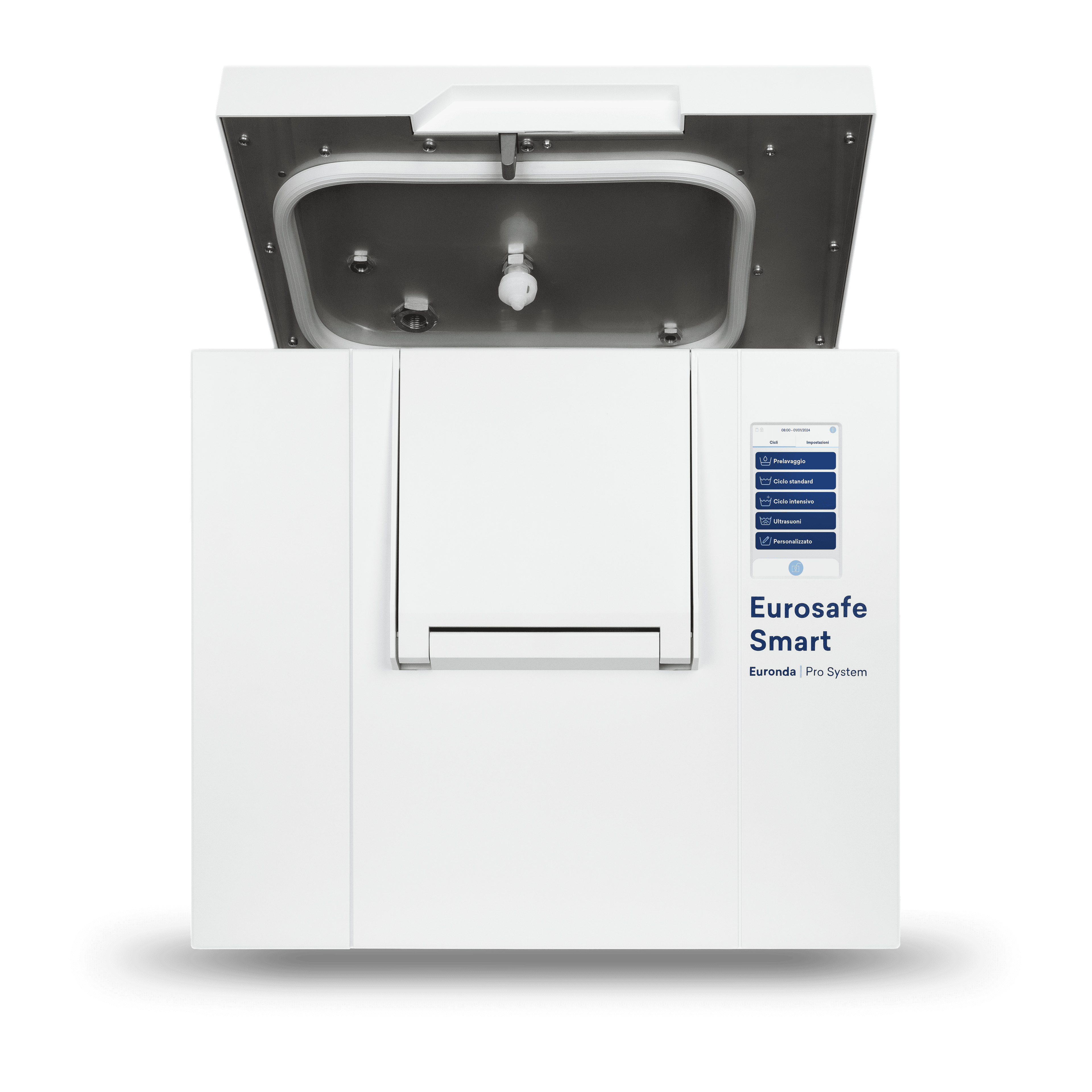 Eurosafe Smart con tapa abierta